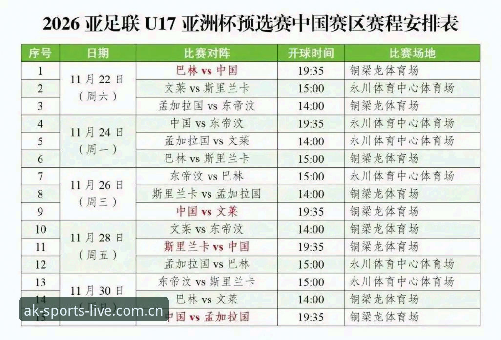 U17世界杯抽签深度评测：中青男女足命运几何？AK体育平台观赛体验全解析